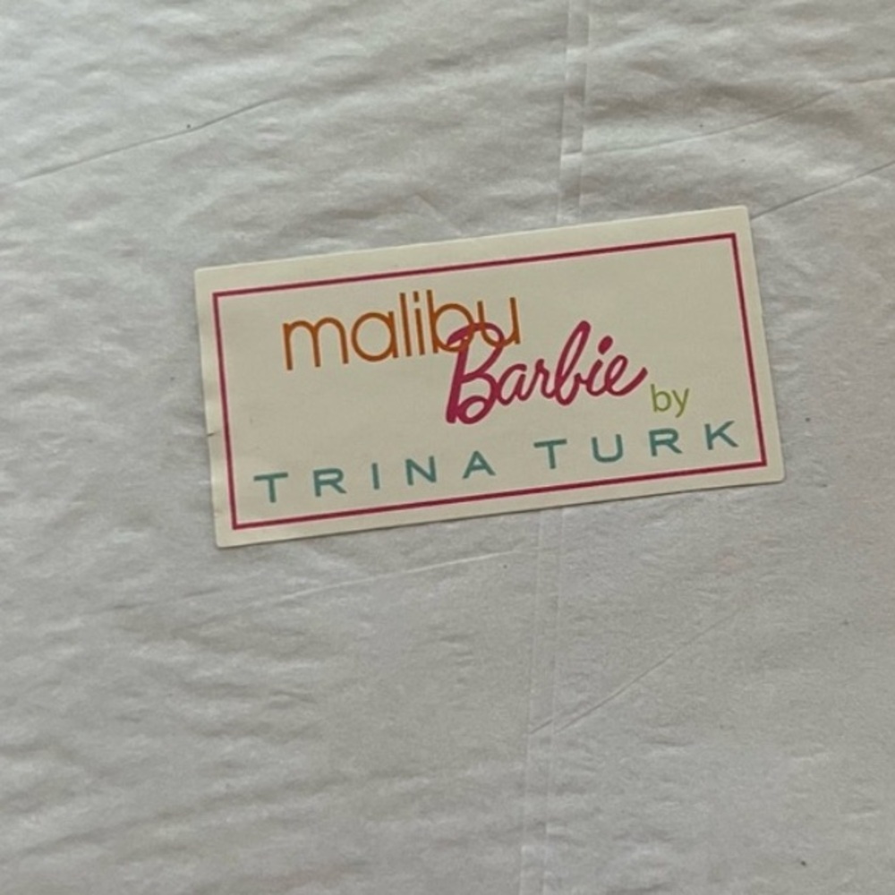 NWT Trina Turk Malibu Barbie Silk Scarf - Picture 8 of 8